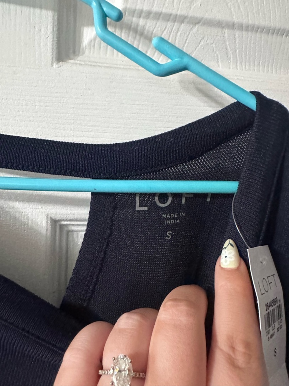 LOFT navy  Sleeveless Top - Small